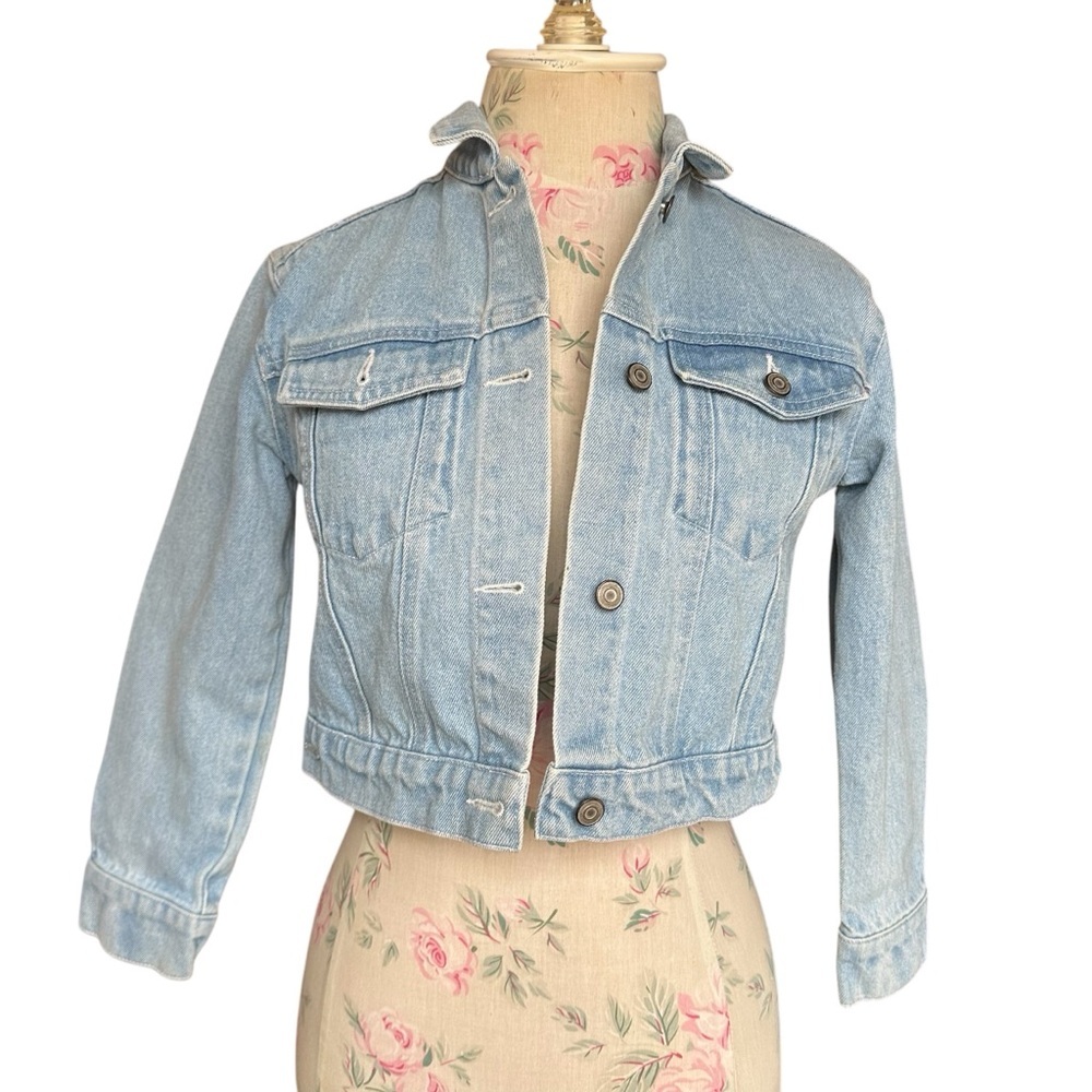 American Girl style in Bloom Embroidered Jean Jacket